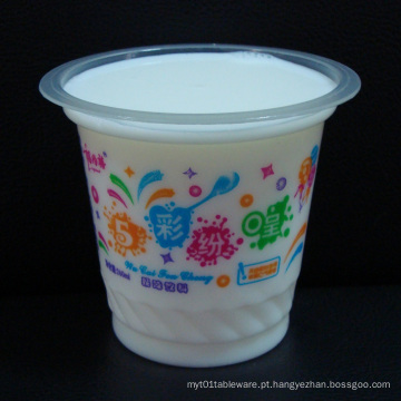 8oz copos descartáveis ​​de plástico para iogurte